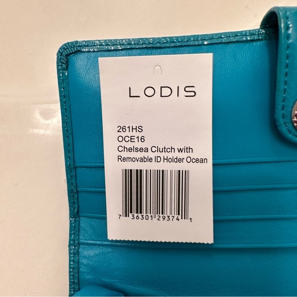 🆕 Lodis Chelsea Clutch in Ocean - Picture 4 of 4